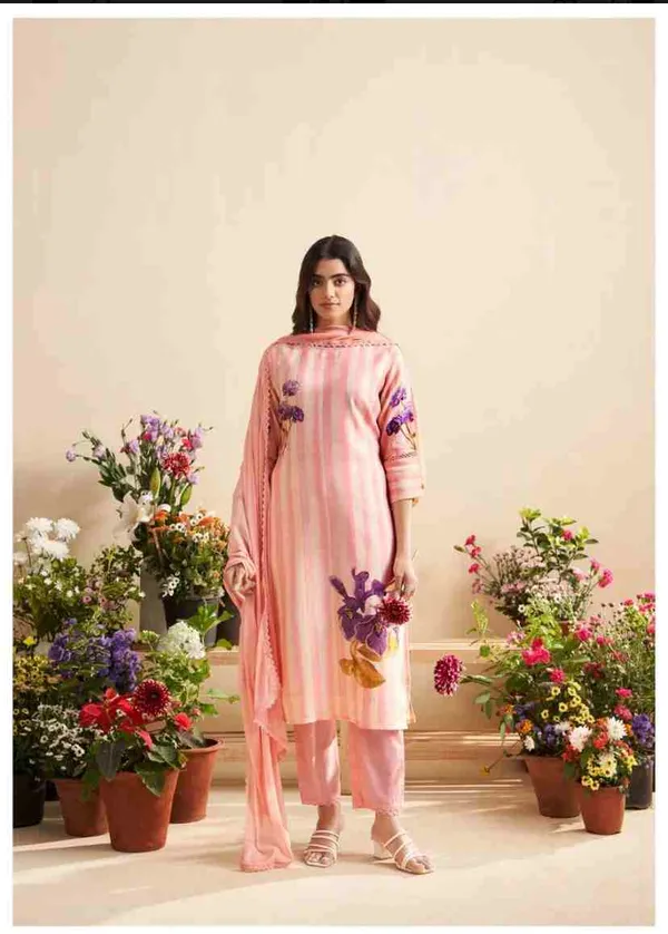 Pink_Linen_Cotton_Suit_Set_For_Women