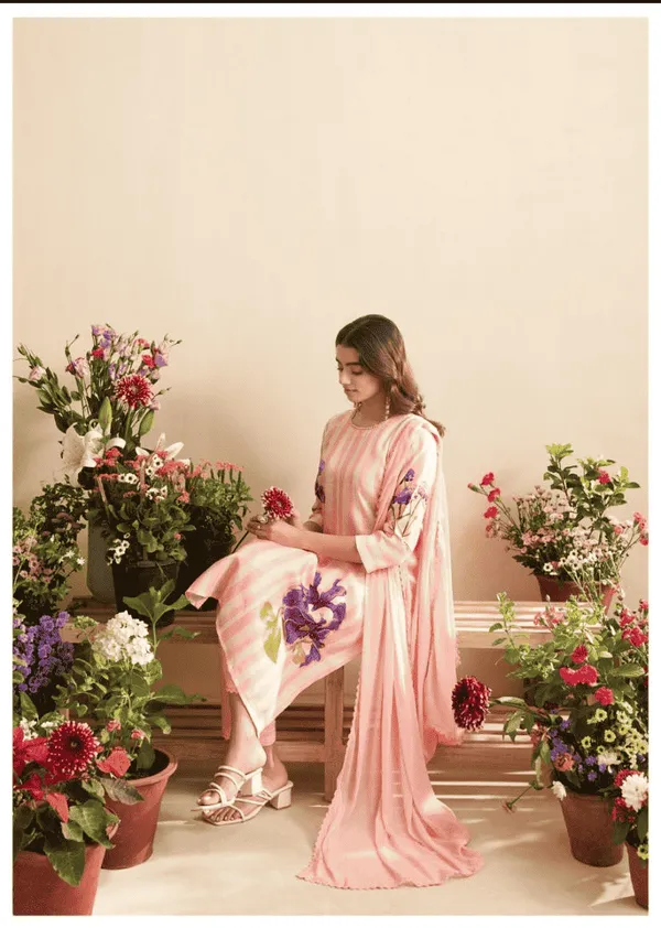 Pink_Linen_Cotton_Suit_Set_For_Women