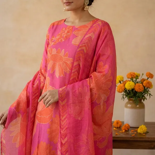Pink_Cotton_Kurta_Set_For_Women