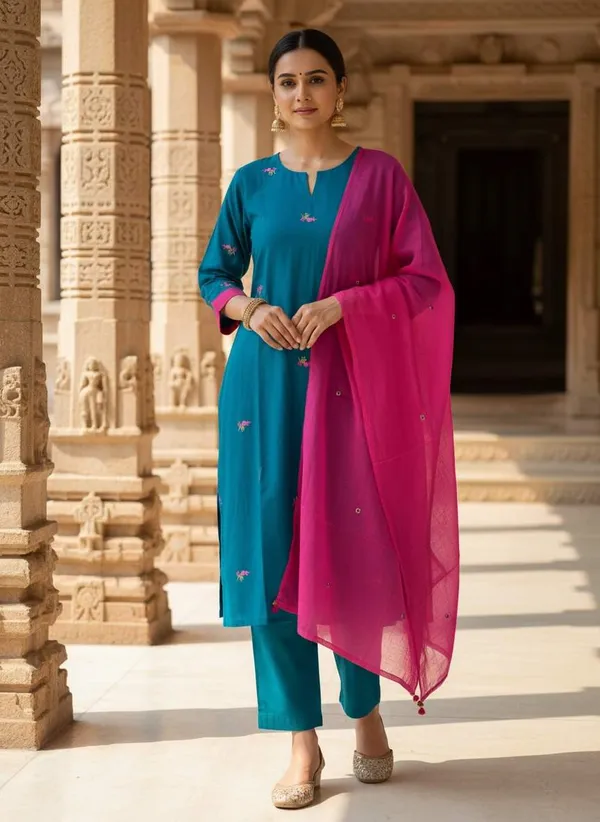 Blue_Cotton_Salwaar_Suit_For_Women