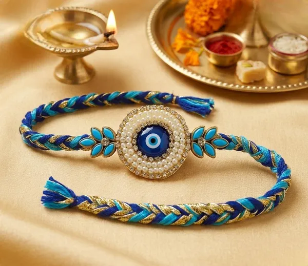 Evil_Eye_Pearl_Guardian_Rakhi_with_Crystal_Halo_Design_Handmade_Premium_Designer_Raksha_Bandhan_Thread_for_Brother_Festive_Gift_Collection