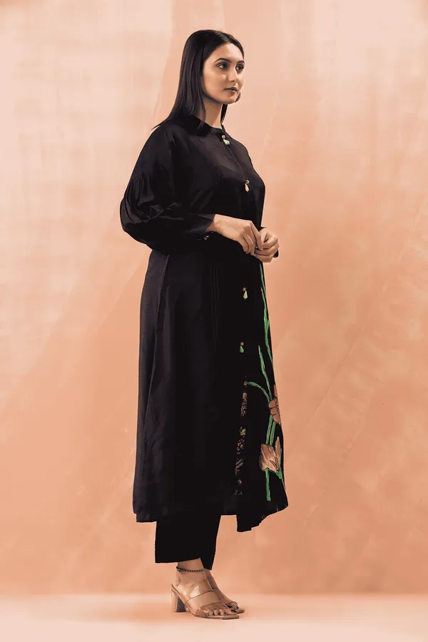 Midnight_Blue_Silk_Kurta_Set_For_Women