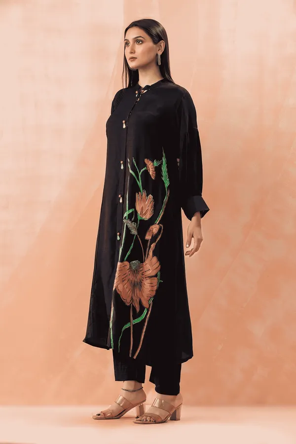 Midnight_Blue_Silk_Kurta_Set_For_Women