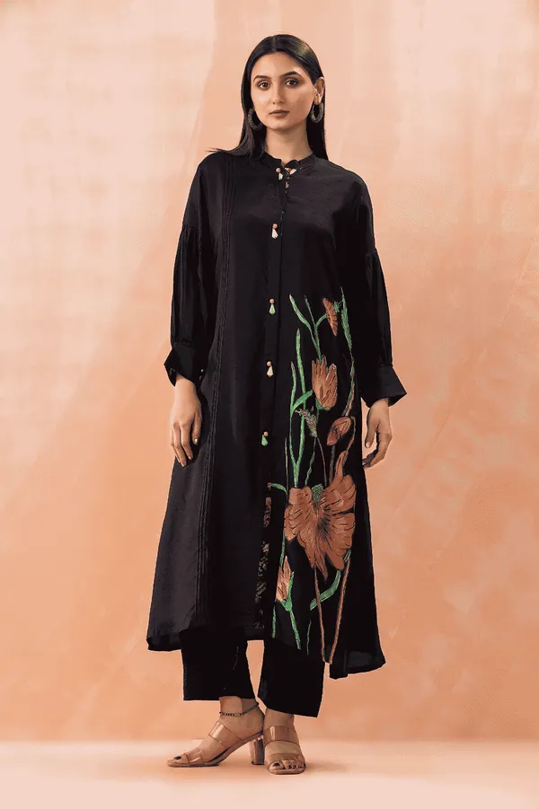 Midnight_Blue_Silk_Kurta_Set_For_Women