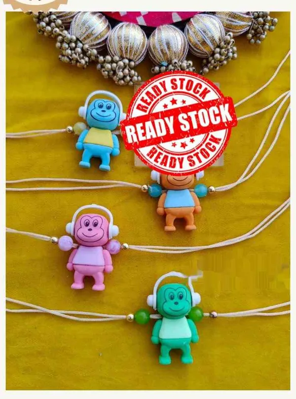 Monkey_with_head_phone_Kids_Rakhi