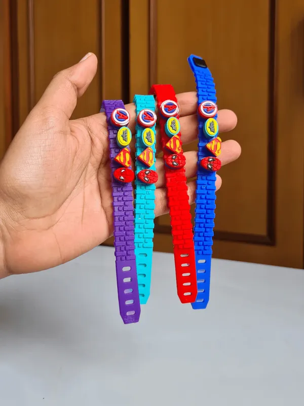 Kids_Bracelet_Rakhi|_Playtime_accessory|Superhero_Band_Rakhi