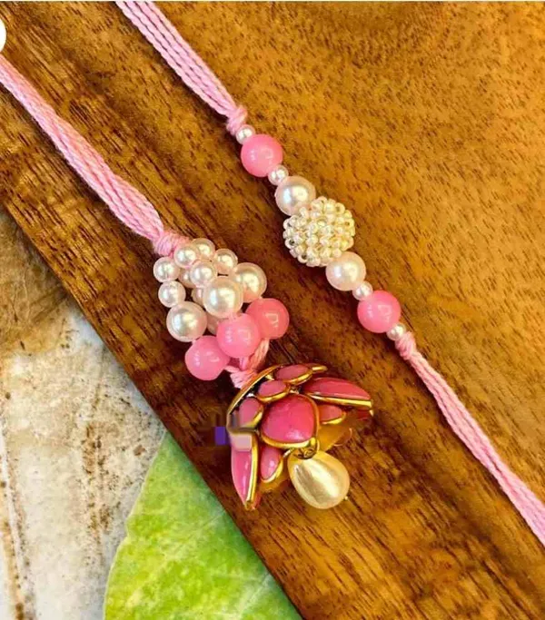 Small_lumba_Rakhi_Set_pair_with_Pearl_hanging__Single_colour