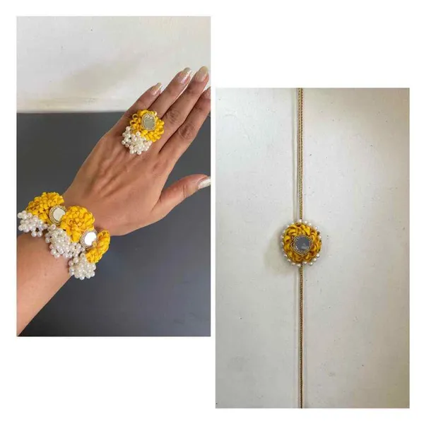 Bracelet_style_rakhi_for_bhabhi_with_tieing_thread_and_matching_adjustable_finger_ring