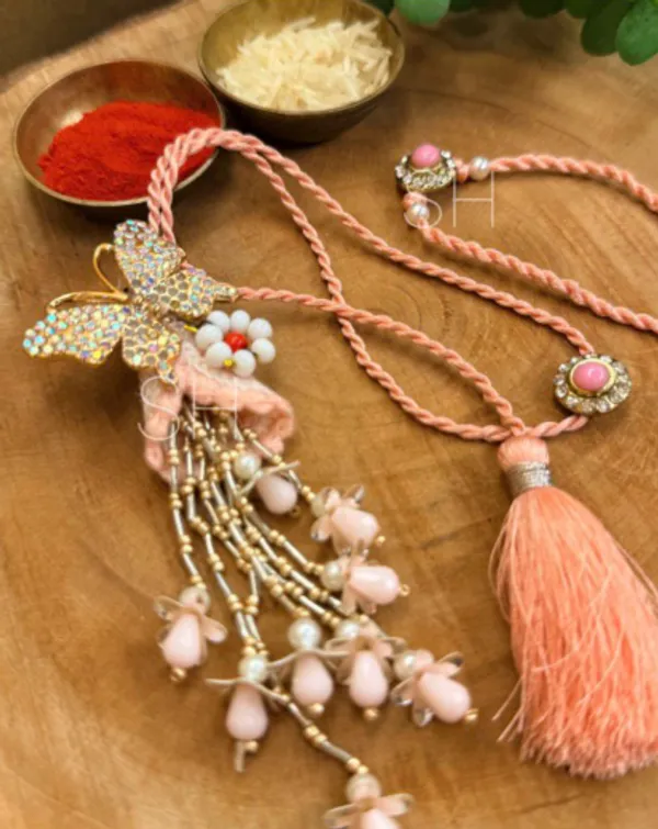 Premium_Handmade_Bhai_Bhabhi_Couple_Rakhi_Set_Designer_Butterfly_Lumba_Rakhi_with_Pearl_Beads_Pink_Tassel_for_Raksha_Bandhan_Gift