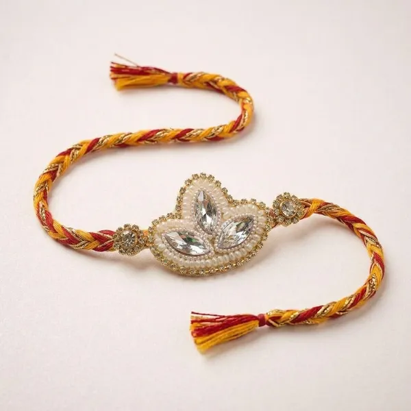 Premium_Pearl_Petal_Designer_Rakhi_Featuring_Marquise_Crystal_Motif_Handcrafted_Raksha_Bandhan_Sacred_Thread_for_Brother