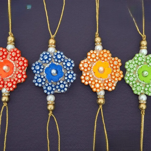 Hexagonal_Colourful_Rakhi