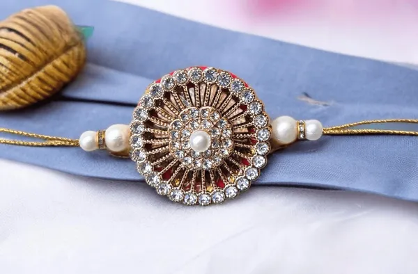 Beautiful_Stone_Rakhi|Traditional_Rakhi