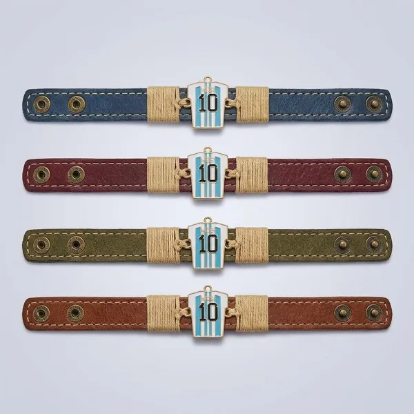 Premium_Sports_Designer_Rakhi_Bracelet_with_Leather_Strap_and_Number_10_Jersey_Messi_Charm_for_Brother_Raksha_Bandhan