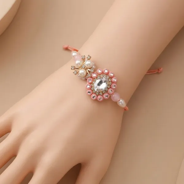 Pink_Crystal_Designer_Rakhi_|_Premium_Stone_&_Pearl_Handmade_Rakhi_for_Brother