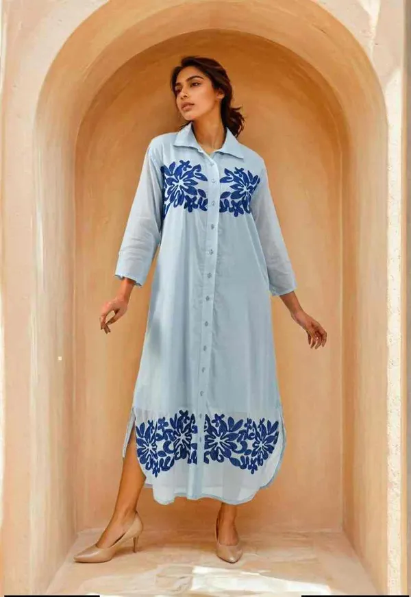 Blue_Cotton_Tunic_For_Women