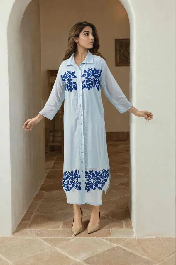Blue_Cotton_Tunic_For_Women