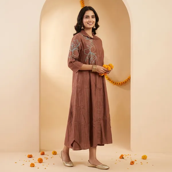 Brown_Cotton_Tunic_For_Women
