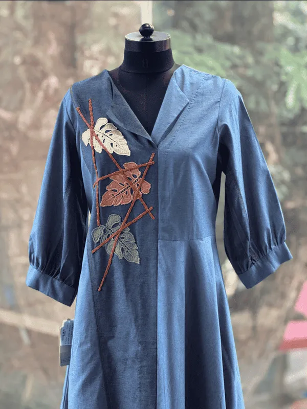 Blue_Cotton_Tunic_For_Women