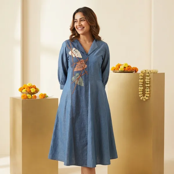 Blue_Cotton_Tunic_For_Women