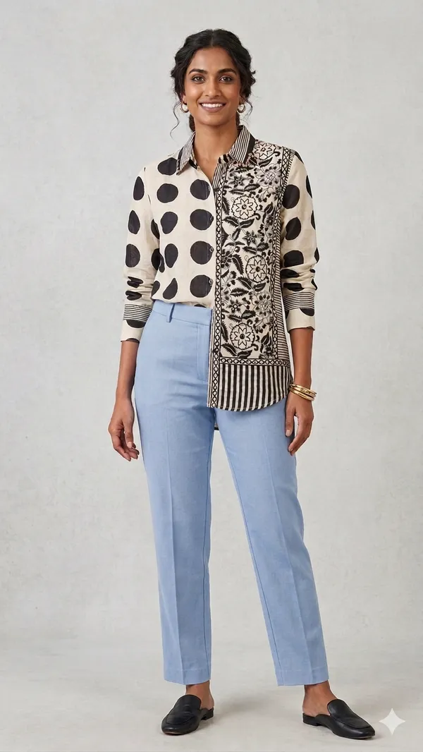 Black_Cotton_Print_Kurta_For_Women