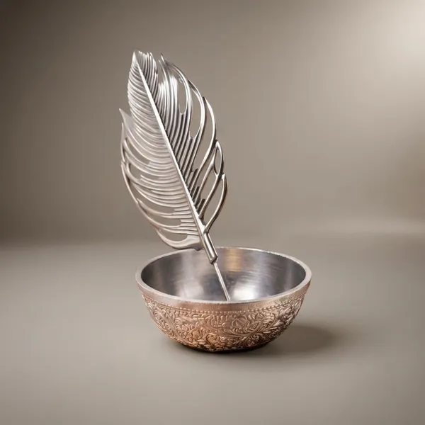 Silver_Finish_Premium_Aluminium_Tilak_Stick_&_Sindoor_Set_For_Home_&_Decor