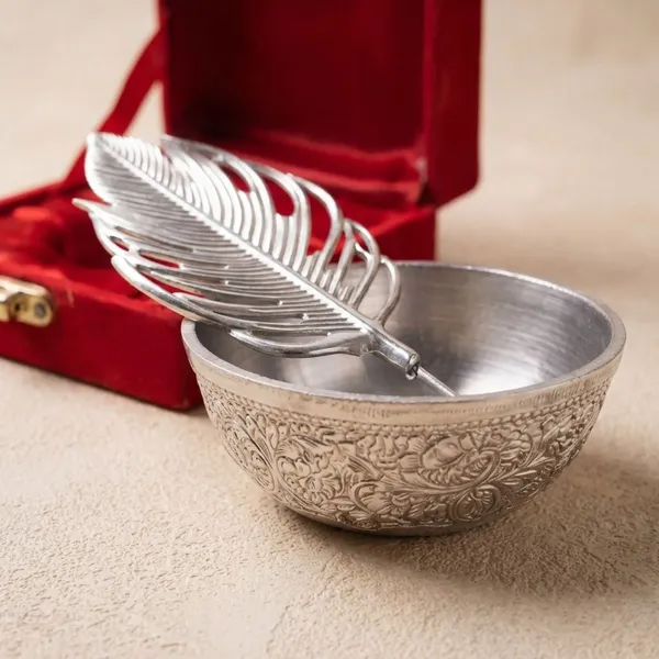 Silver_Finish_Premium_Aluminium_Tilak_Stick_&_Sindoor_Set_For_Home_&_Decor