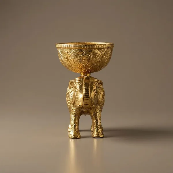 Silver_&_Gold_Finish_Premium_Aluminium_Candle_Holder_&_Aluminium_Dry_Fruit_Bowl_For_Home_&_Decor_(Pack_Of_2)