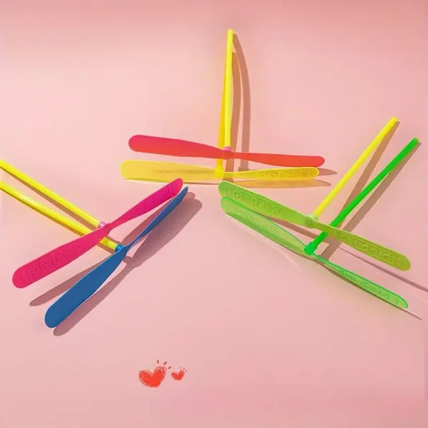 Multicolour_12_Pcs_/_Set_Plastic_Flying_Saucers_Pull_String_Spinning_Wheel_Outdoor_Toy