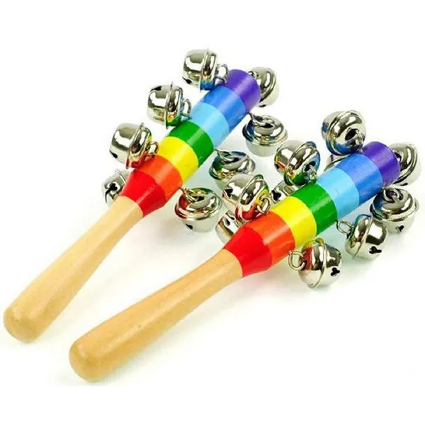 Multicolour_Set_Of_2_10_Bell_Baby_Rattle_/_Junjuna_/Jinglebell_/_Bell_Rattle_|_Beautiful_Handcrafted_Childrens_Toys_Kids_Musical_Instrument_|_Toddlers_Games