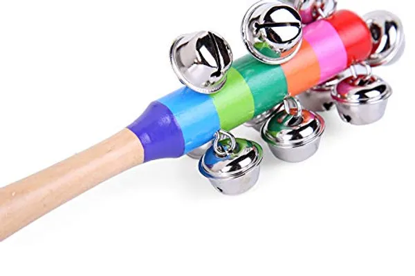 Multicolour_Set_Of_2_10_Bell_Baby_Rattle_/_Junjuna_/Jinglebell_/_Bell_Rattle_|_Beautiful_Handcrafted_Childrens_Toys_Kids_Musical_Instrument_|_Toddlers_Games