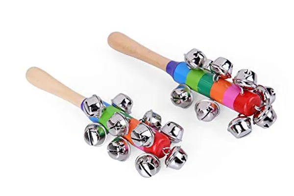 Multicolour_Set_Of_2_10_Bell_Baby_Rattle_/_Junjuna_/Jinglebell_/_Bell_Rattle_|_Beautiful_Handcrafted_Childrens_Toys_Kids_Musical_Instrument_|_Toddlers_Games