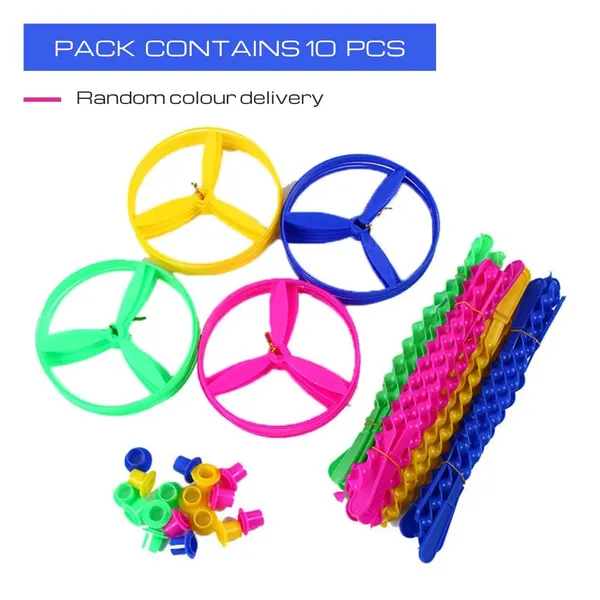 Multicolour_6_Pcs_/_Set_Plastic_Flying_Saucers_Pull_String_Spinning_Wheel_Outdoor_Toy