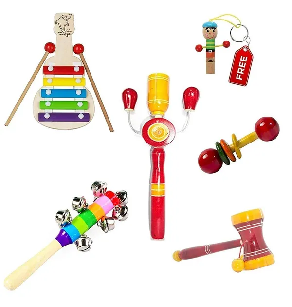 Multicolour_Baby_Rattle_Wooden_Musical_Toys__Set_Of_5