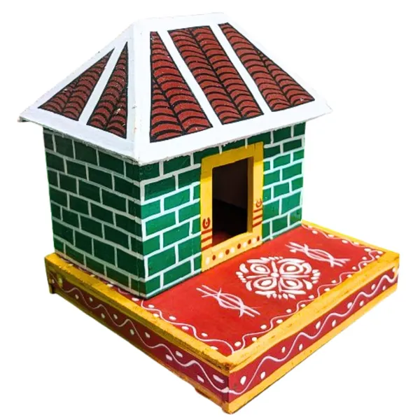 Multicolour_Wooden_Doll_House_|_Traditional_Mangalore_Roof_Tiles_House_|_Hand_Painted_Home_For_Arts_And_Crafts