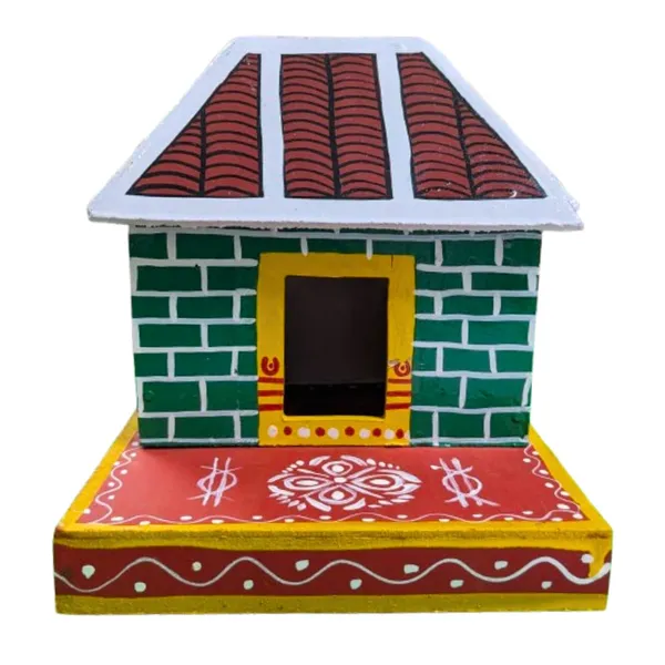 Multicolour_Wooden_Doll_House_|_Traditional_Mangalore_Roof_Tiles_House_|_Hand_Painted_Home_For_Arts_And_Crafts