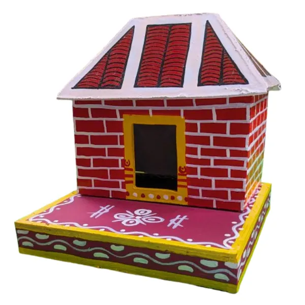 Multicolour_Wooden_Doll_House_|_Traditional_Mangalore_Roof_Tiles_House_|_Hand_Painted_Home_For_Arts_And_Crafts