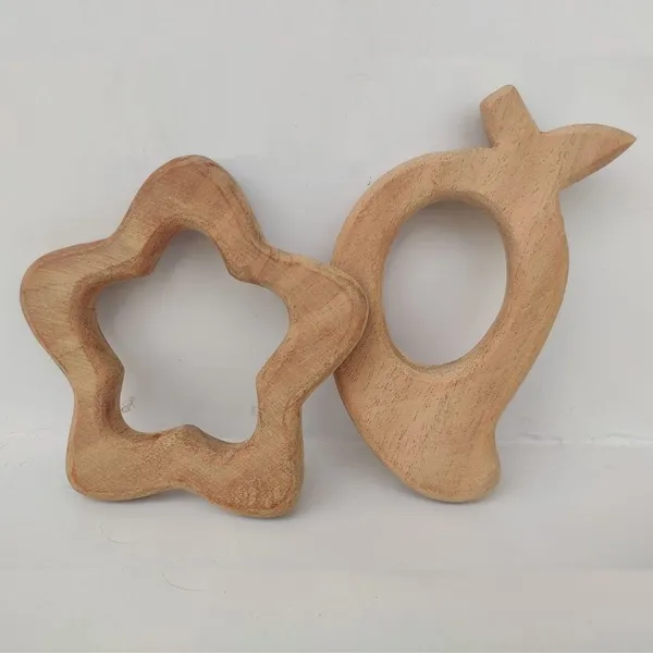 Brown_Neem_Wood_Teethers_Mango_&_Star_Set_Of_2
