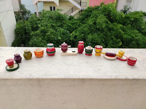 Multicolour_Wooden_Traditional_Indian_Kitchen_Set_Toys__16_Pcs