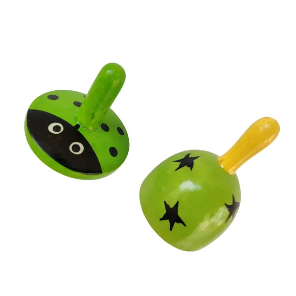 Multicolour_Spinning_Tops_|_Bed_Bug_&_Star_Pyramid_Wooden_Spin_Tops_Set_Of_2