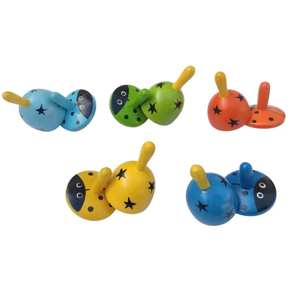 Multicolour_Spinning_Tops_|_Bed_Bug_&_Star_Pyramid_Wooden_Spin_Tops_Set_Of_2