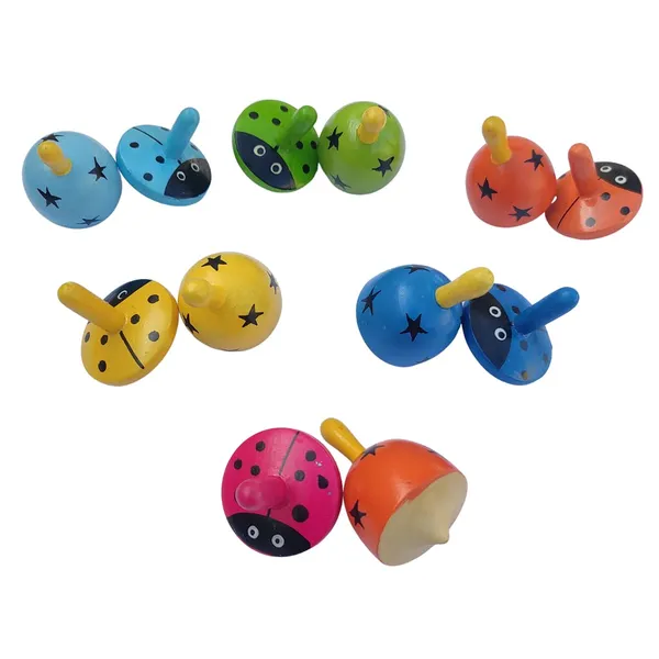 Multicolour_Spinning_Tops_|_Bed_Bug_&_Star_Pyramid_Wooden_Spin_Tops_Set_Of_2