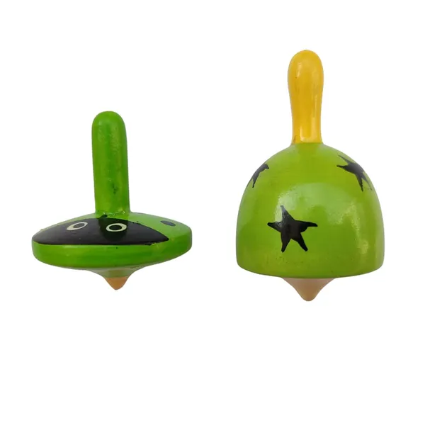 Multicolour_Spinning_Tops_|_Bed_Bug_&_Star_Pyramid_Wooden_Spin_Tops_Set_Of_2