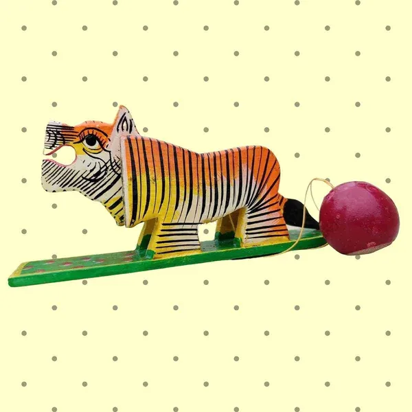 Multicolour_Moving_Tiger_Handcrafted_Wooden_Mechanical_Toy
