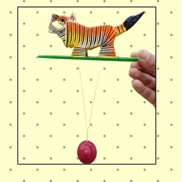 Multicolour_Moving_Tiger_Handcrafted_Wooden_Mechanical_Toy