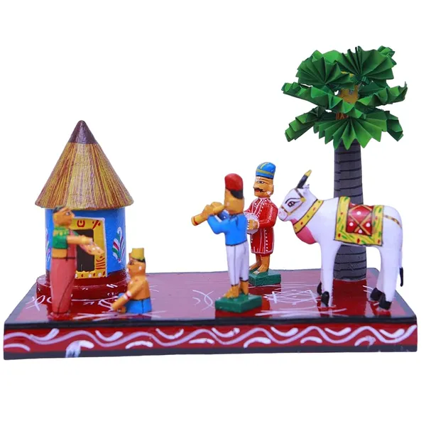 Multicolour_Kondapalli_Sankranti_Set_|_Indian_Village_Harvest_Festival_Life