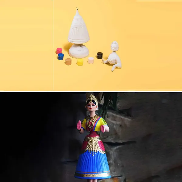 Multicolour_Dancing_Doll_Painting_Diy_Kit_|_Thanjavur_Doll_|_Kondpalli_Bomma_|_Dancing_Gombe_|_Painting_Craft_Kit