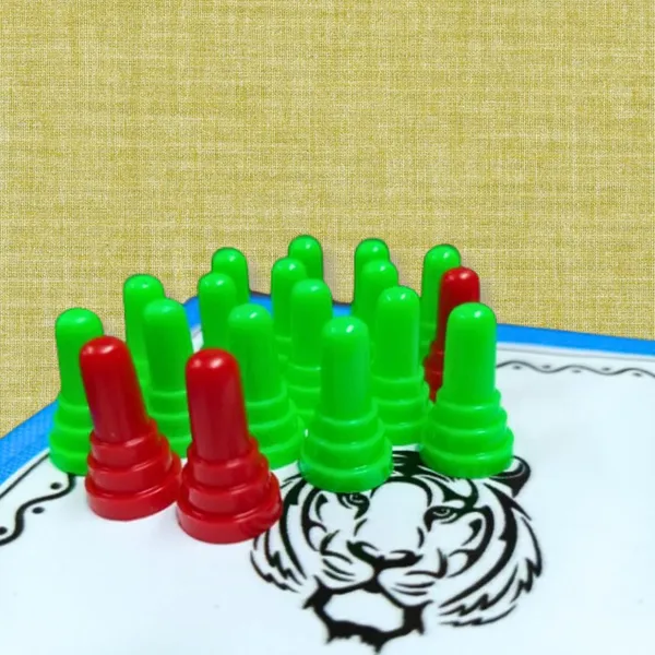 Multicolour_Tigers_And_Goats_|_Ashta_Chamma_|_Bagh_Chaal_|_Puli_Meka_|_Aadu_Puli_Aattam_|_Chowka_Bara_|_Taayam_Indian_Traditional_Board_Game
