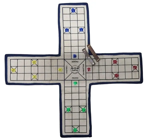 Multicolour_Pachisi_Native_Game_|_Pagade_Thayam_Chaupad_Chaupar_Ludo_|_Roll_The_Dice_Mahabharat_Indian_Traditional_Board_Game__Printed_Canvas_Cloth_Board