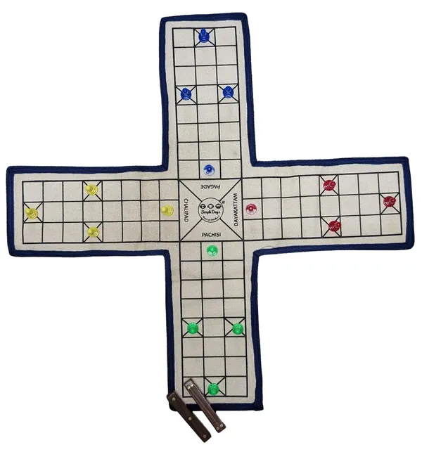 Multicolour_Pachisi_Native_Game_|_Pagade_Thayam_Chaupad_Chaupar_Ludo_|_Roll_The_Dice_Mahabharat_Indian_Traditional_Board_Game__Printed_Canvas_Cloth_Board