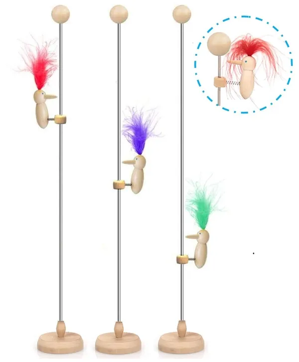 Multicolour_Wood_Pecker_Mechanical_Toy